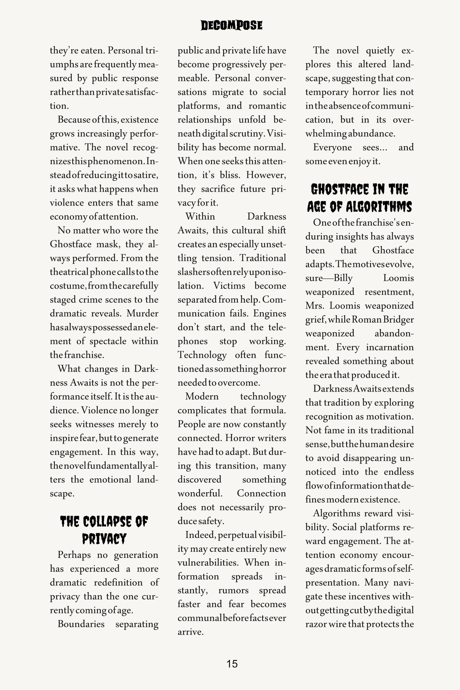 Decompose Magazine page 15