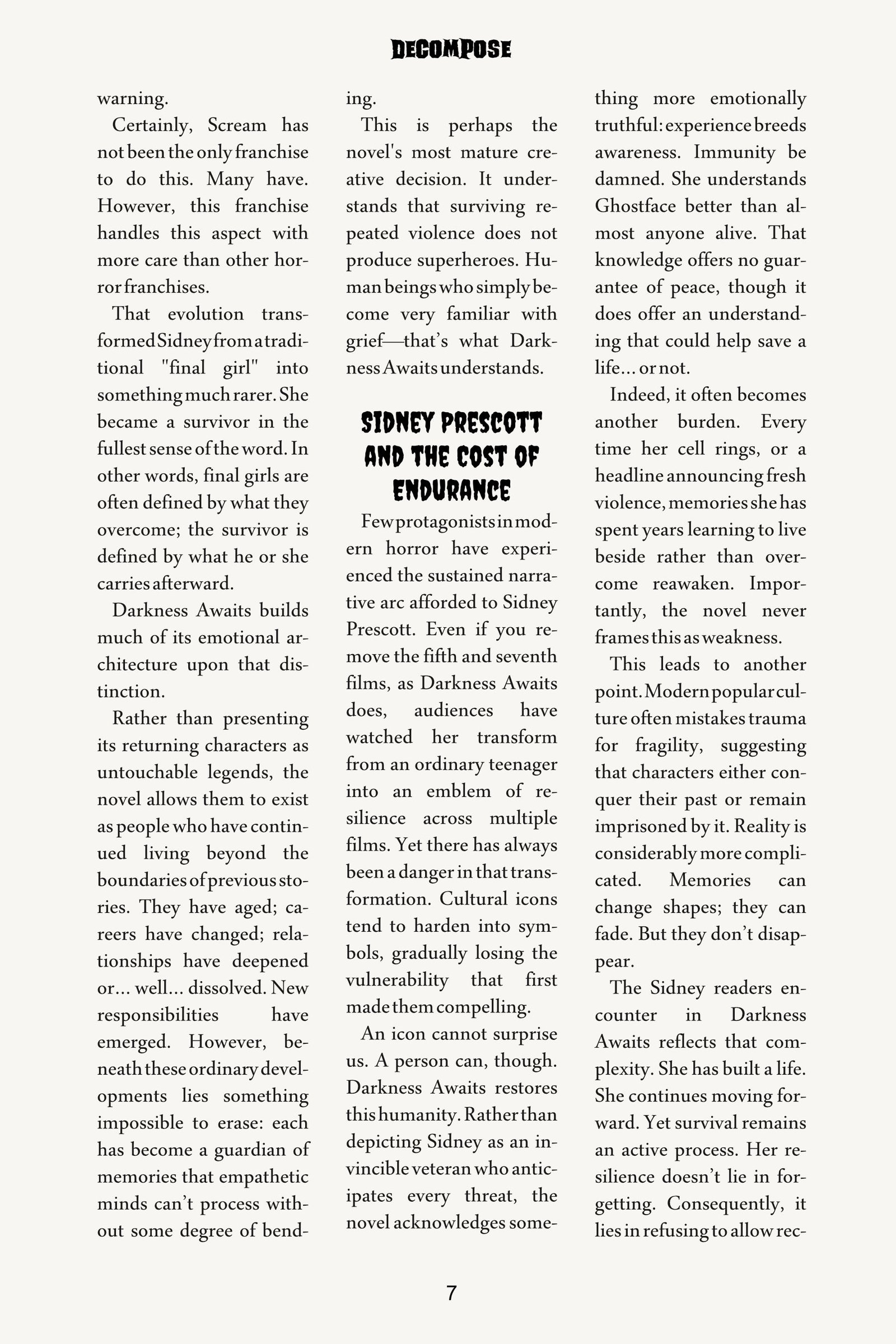Decompose Magazine page 7