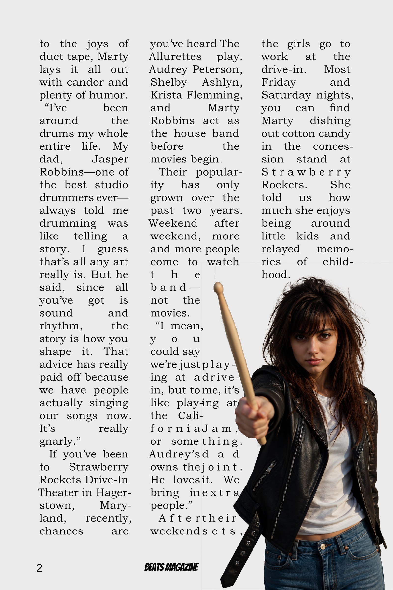 Beats Magazine Winter 1984 page 2