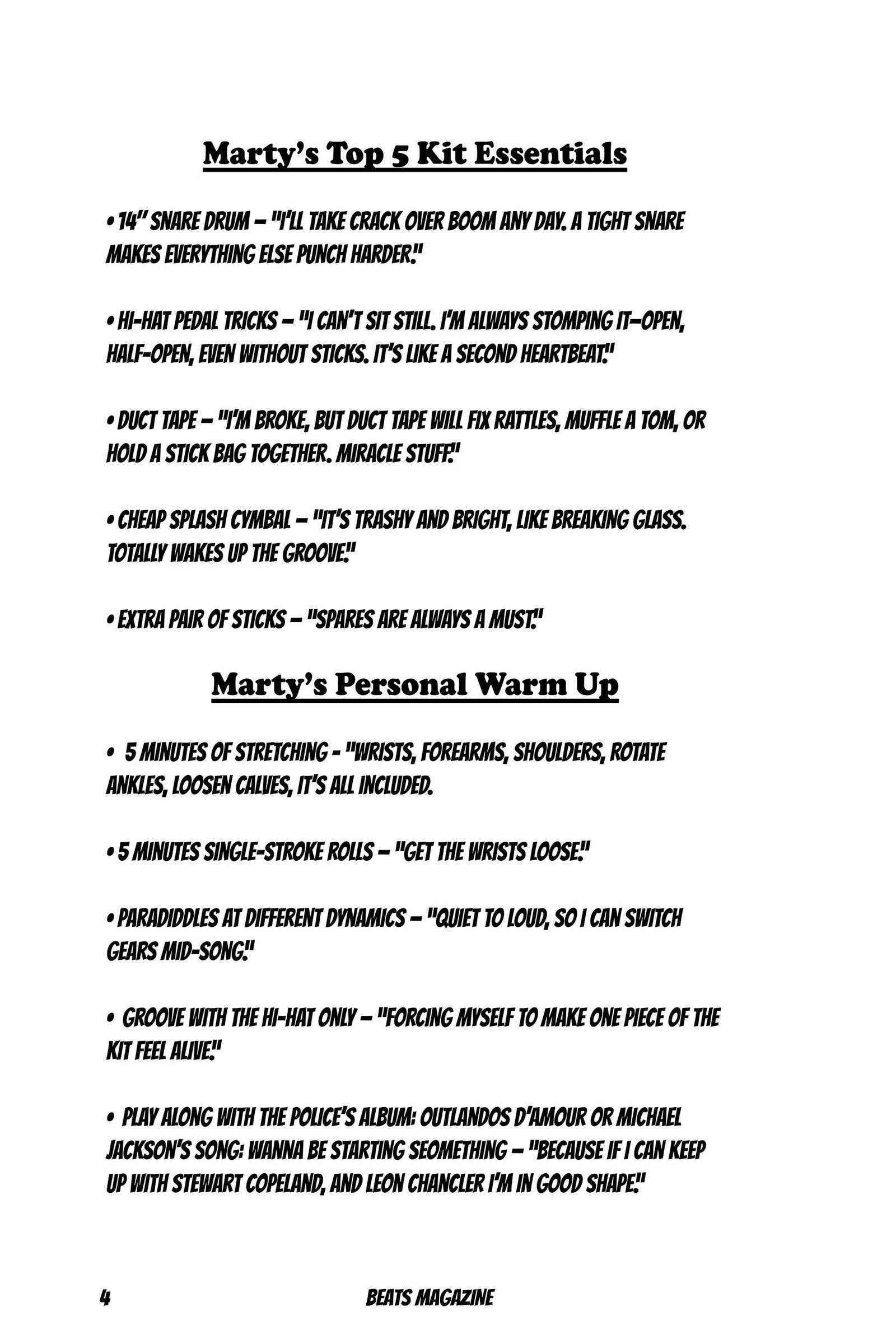 Marty’s Beats — Page 4