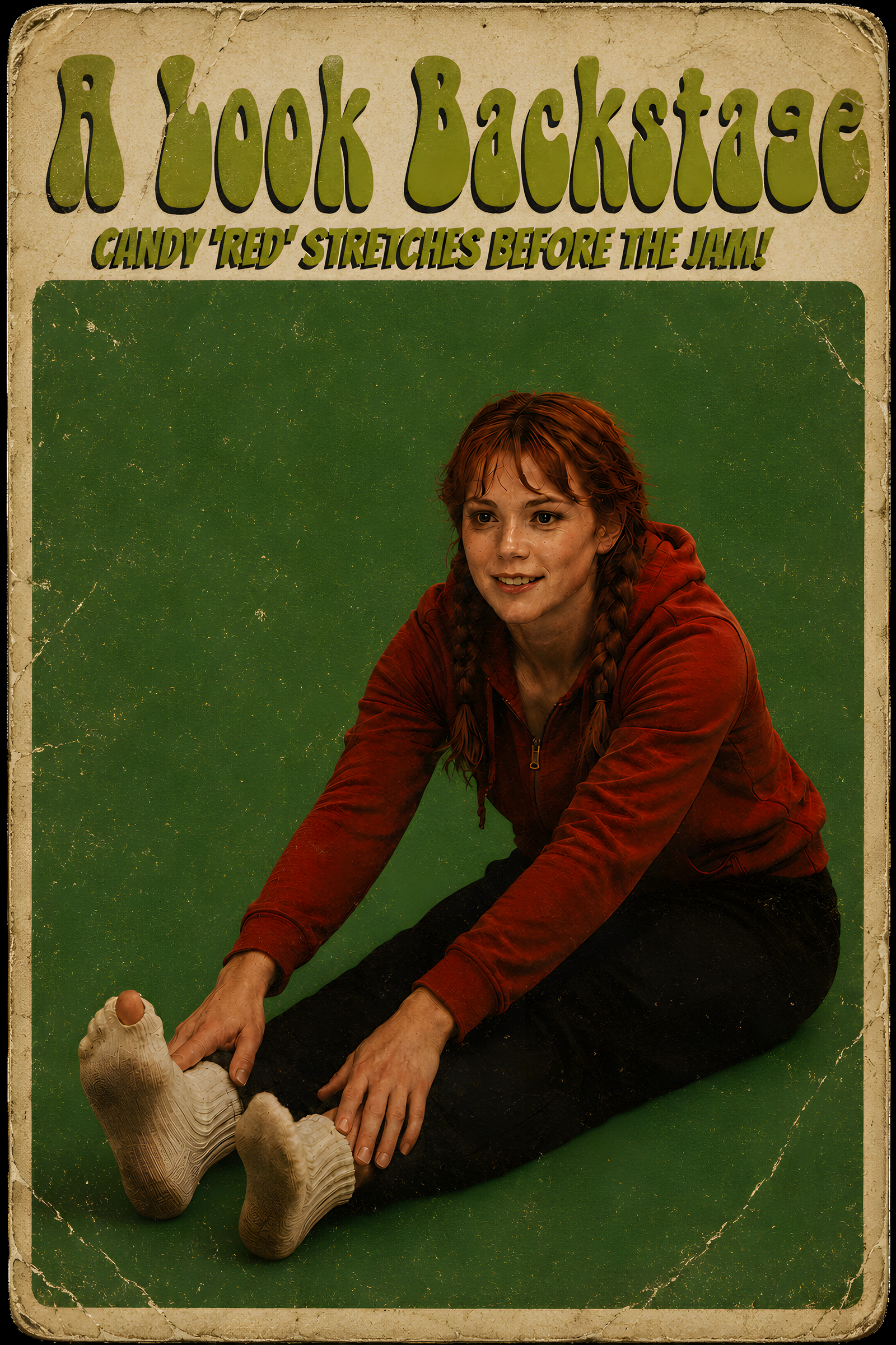 Candy Red Backstage card front
