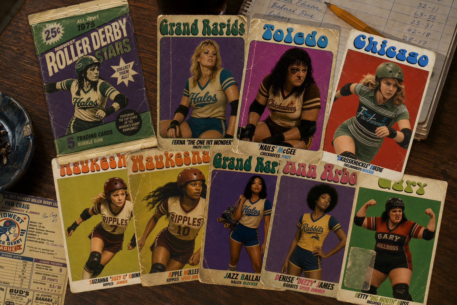 Roller Derby Cards