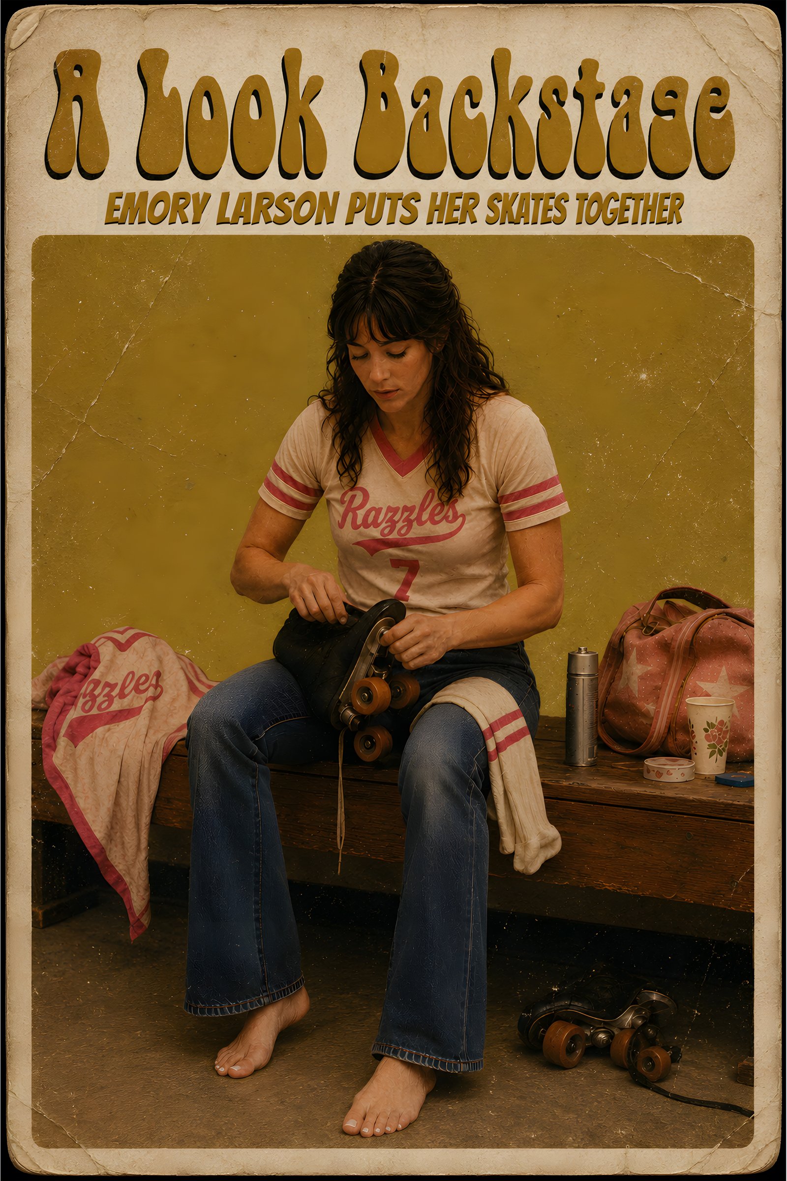 Emory Larson Backstage card front