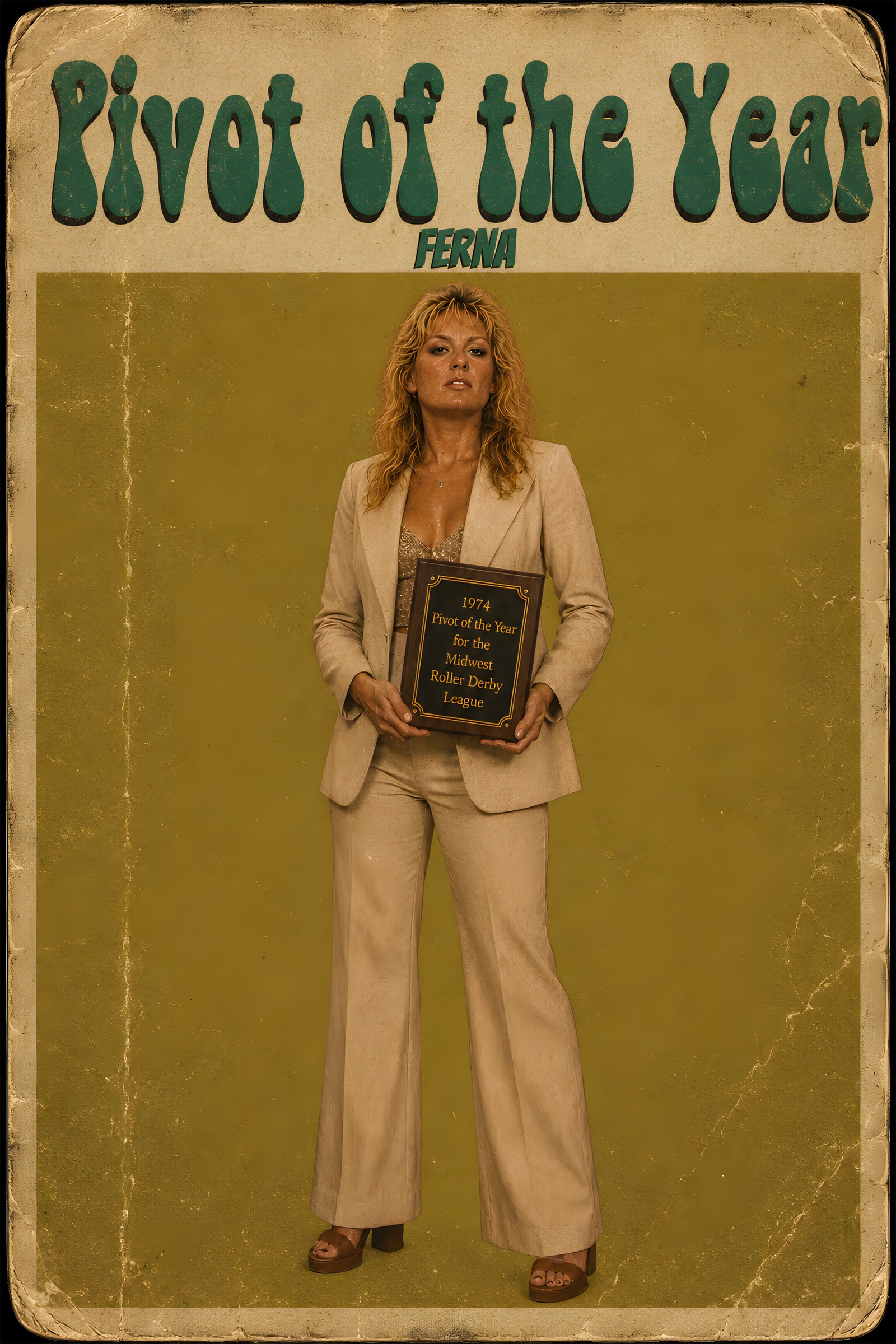 1974 Pivot of the Year card front