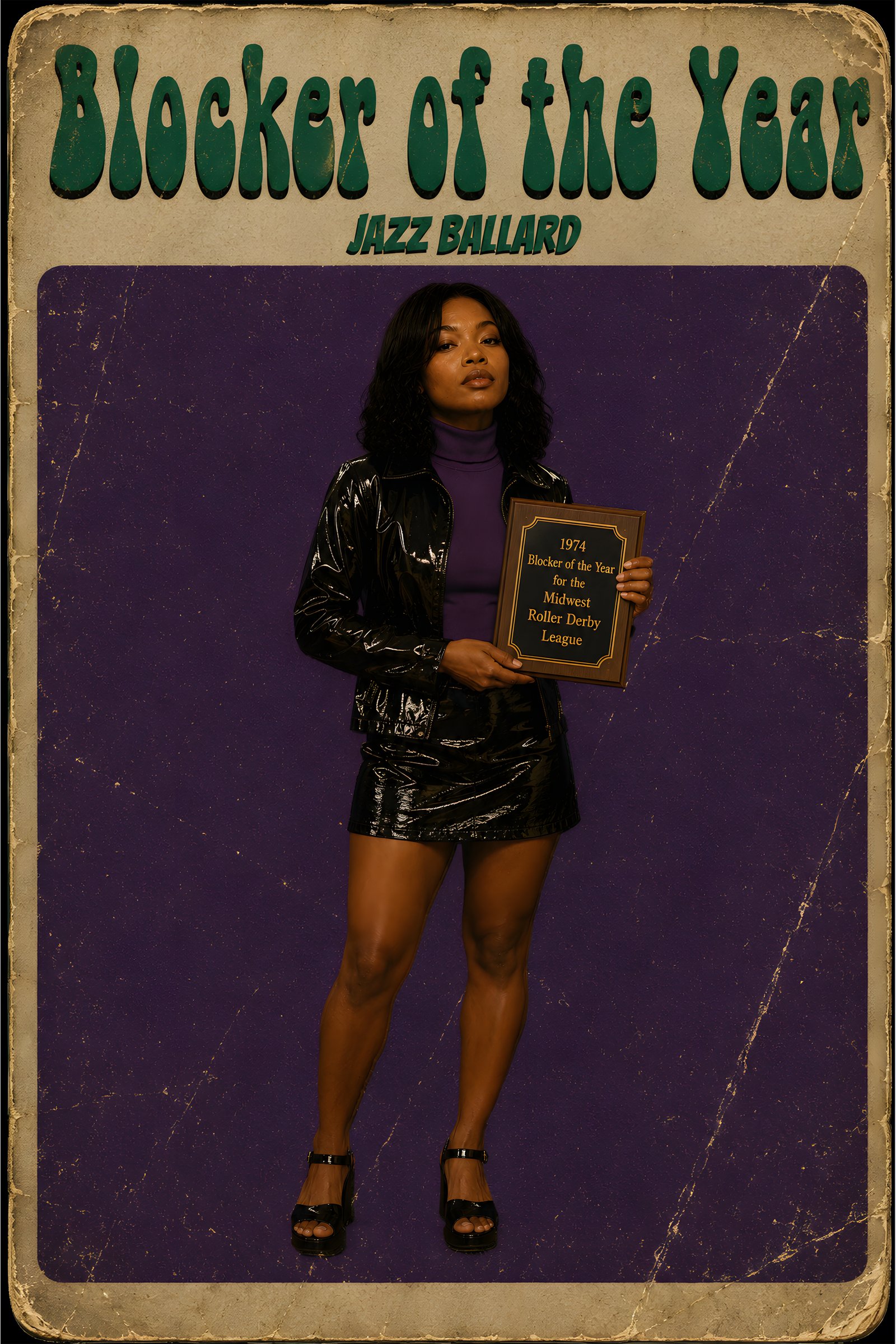 Jazz Ballard Blocker of the Year card front