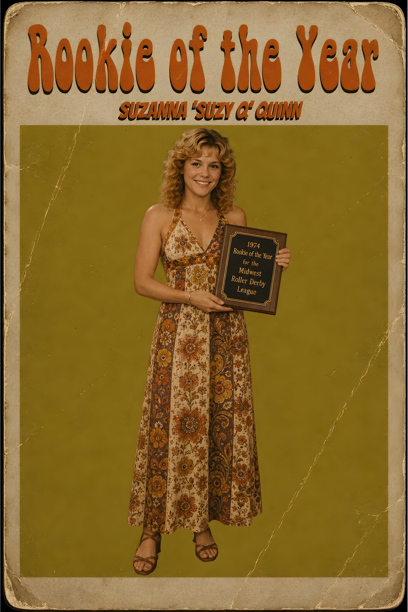 Suzy Q Rookie of the Year card front
