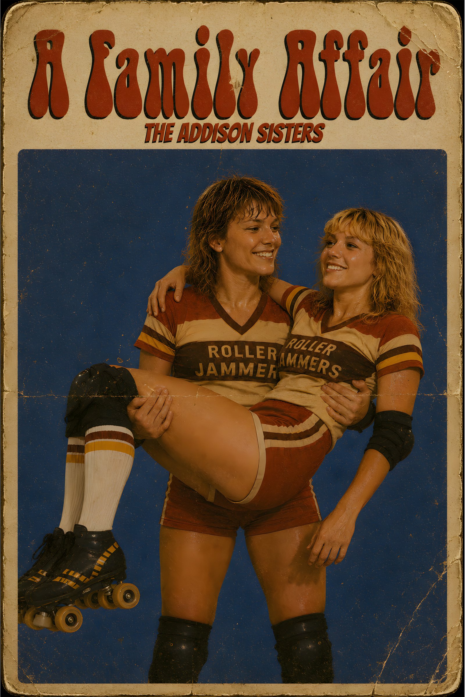 Courtney and Lisa Addison card front