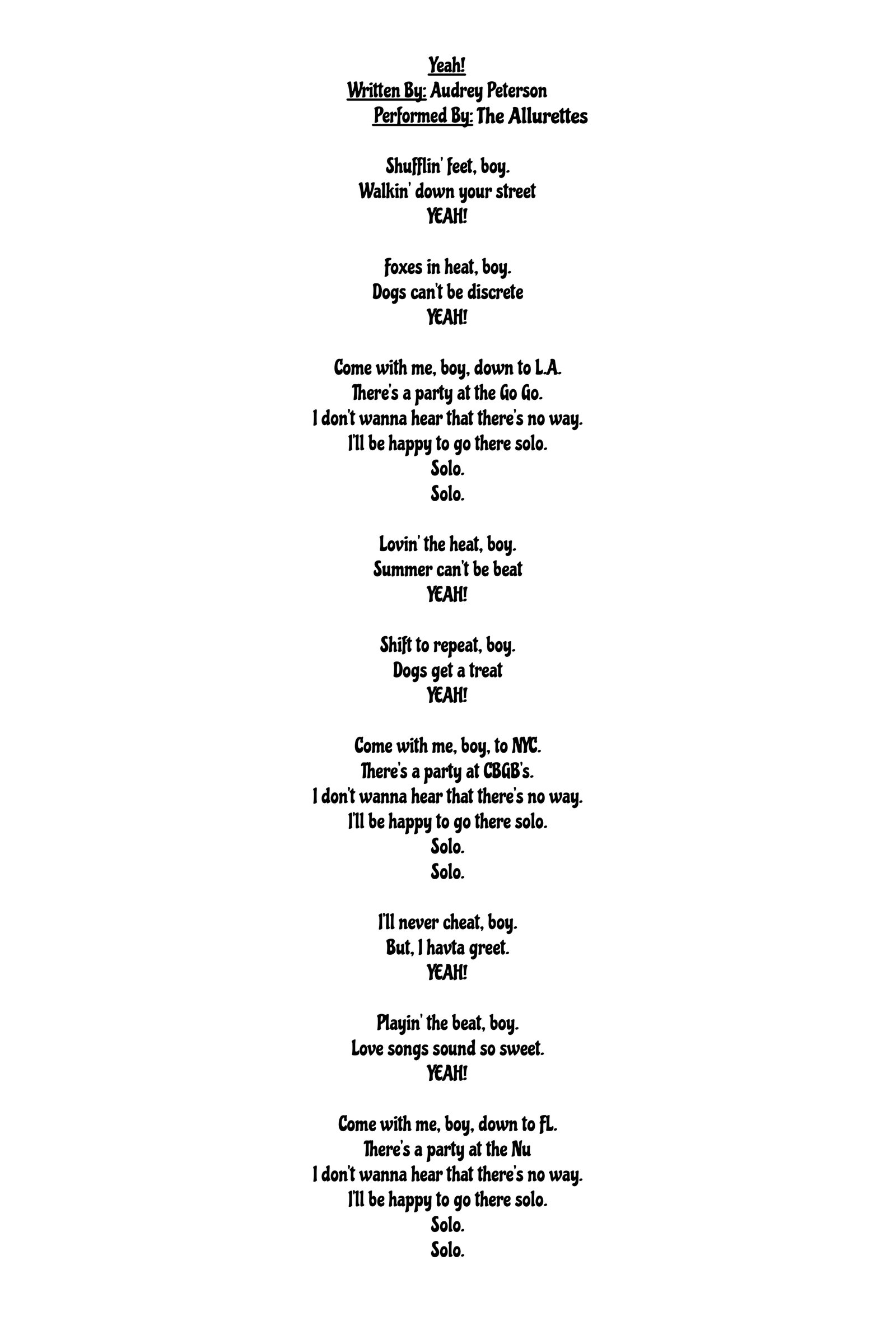 Audrey's Songbook - Page 7