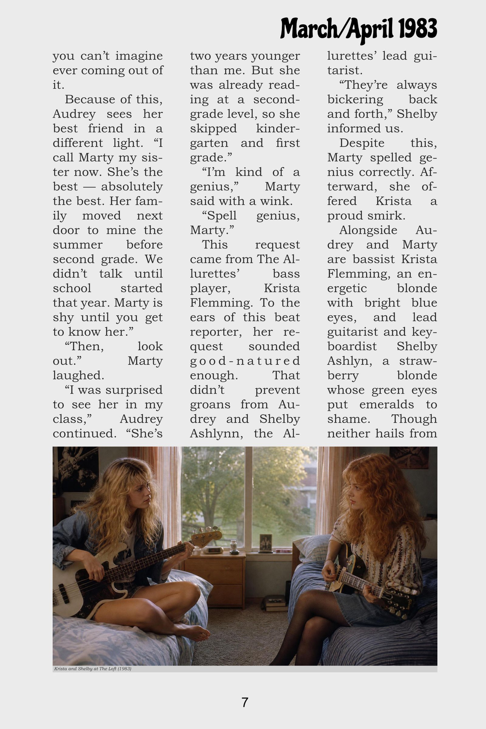 Rhythm Rebellion March/April 1983 page 4