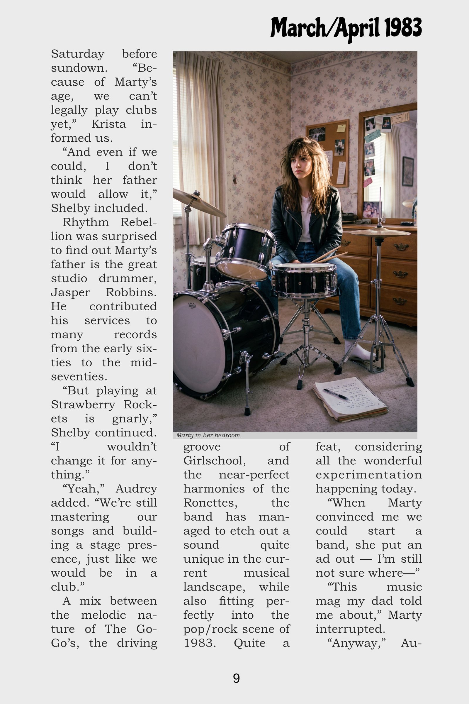 Rhythm Rebellion March/April 1983 page 6