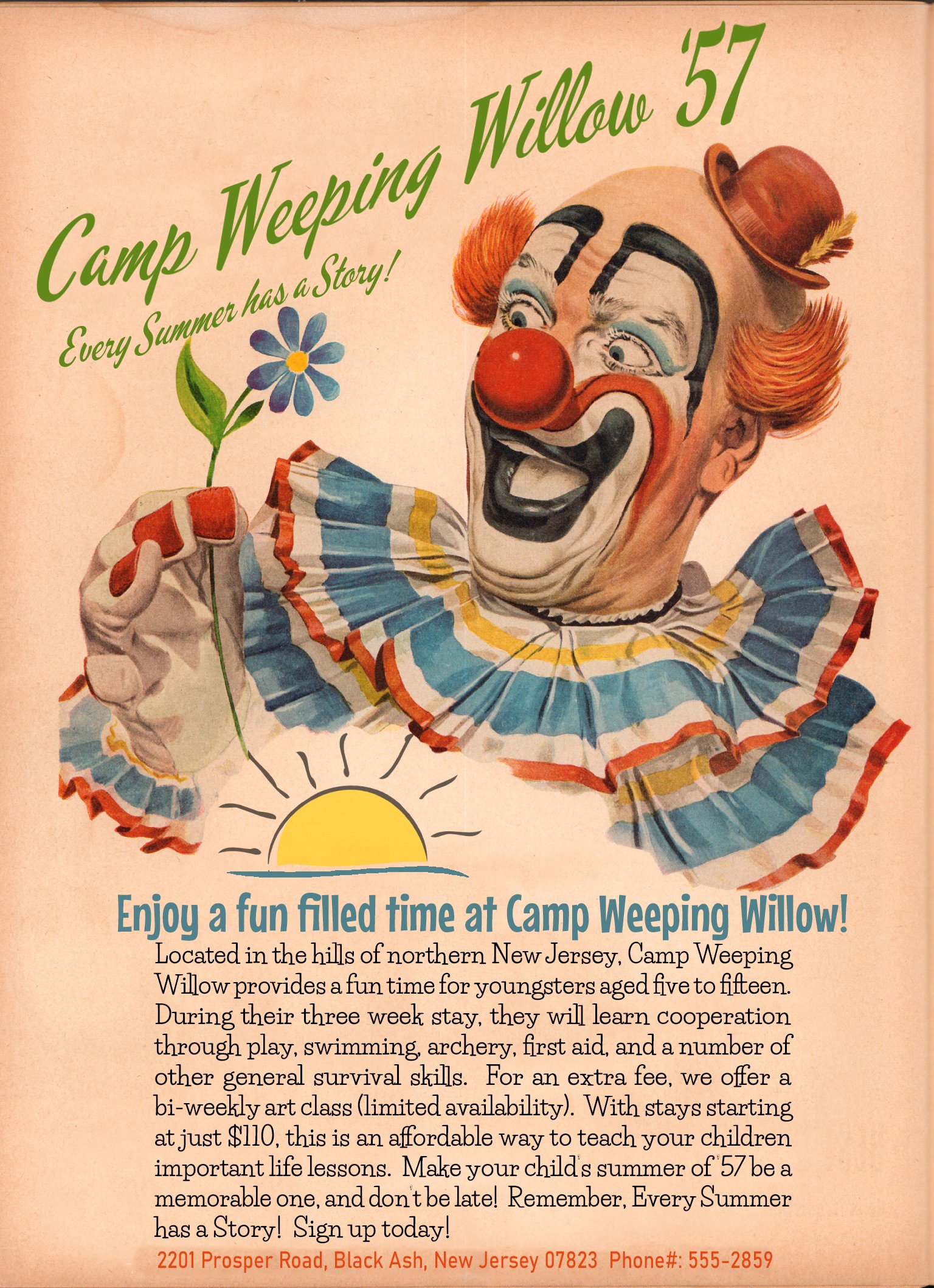 Camp Weeping Willow Magazine Ad