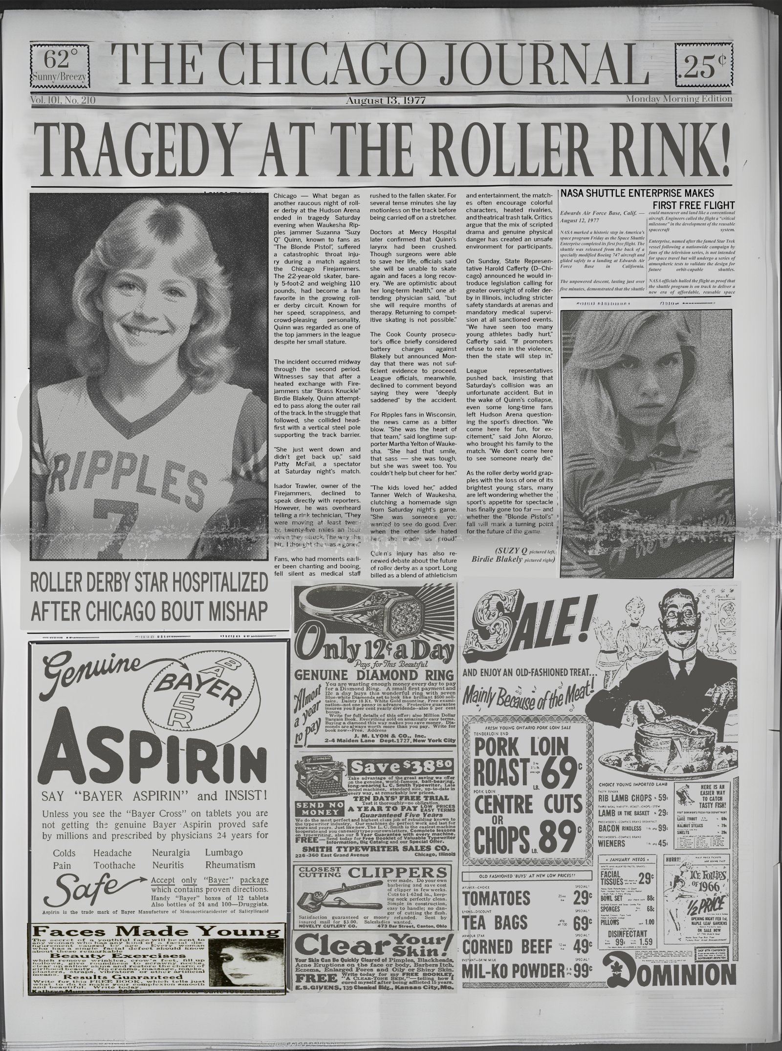 Suzy Q Newspaper Story